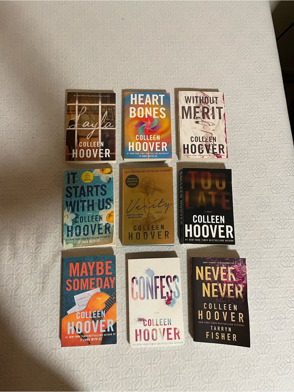 Collen Hoover 9 Book Set – Assorted , All Great Condition- sold as a lot